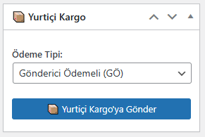 Stressiz Kargo Yönetimi - Gönderi Butonu
